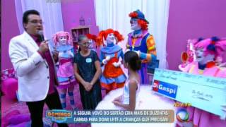 Participação da Turma da Pakaraka no DOMINGO SHOW.