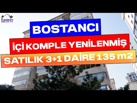 Bostancı'da İçi Komple Yenilenmiş Satılık 3+1 Daire 135