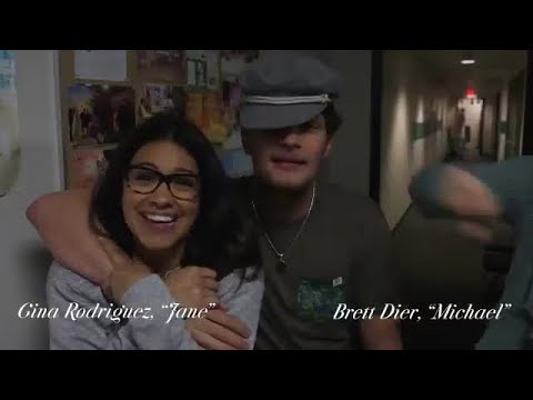 Brett Dier surprised the Jane the Virgin Cast