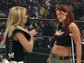RAW- April 18, 2005- Trish apoligizes to Lita RAW- April 18, 2005- Trish apoligizes to Lita