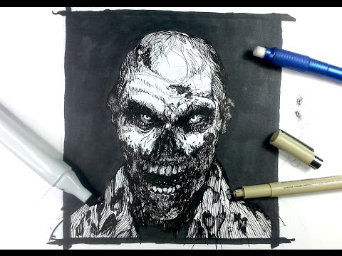 how to draw zombies