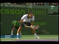 Miami 08 Rd2 Roger Federer vs Gael Monfils