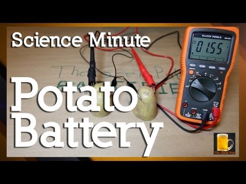 how to make a battery from a potato