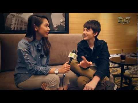 Greyson Chance - Interview With Fly FM Before His Concert @ Malaysia 2012 With Hunny Madu - www.flyfm.com.my.