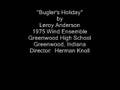 Bugler's Holiday 1975 Greenwood High School Wind Ensemble