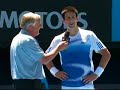Novak Djokovic imitates Sharapova, Australian Open 2008