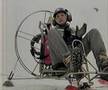 Paramotor on TV with advertising