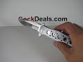 Spring Assisted Knife Demonstration Skrapz 6225SL
