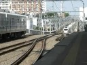 小田急VSE　梅ヶ丘駅(急行線)通過