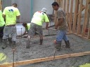 Makakilo Baptist Church New Bldg Construction (Sidewalk cement pour)