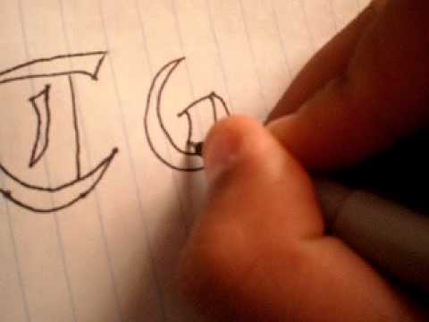 how to draw old english j