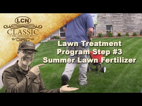 how to fertilize lawn in summer