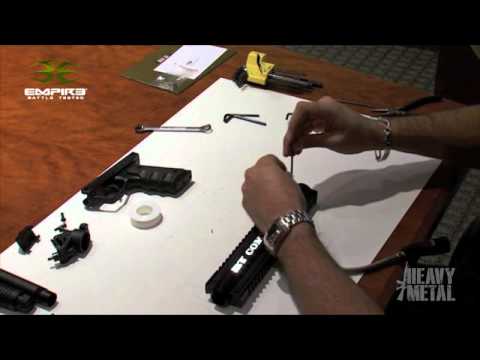 how to clean a bt-4 assault paintball gun