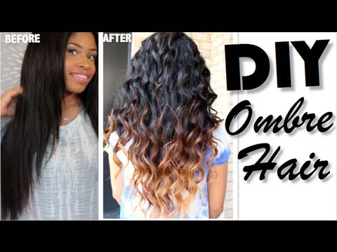 how to dye ombre hair at home