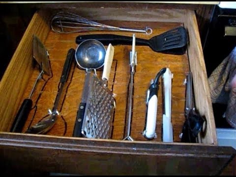 how to organize kitchen cupboards and drawers