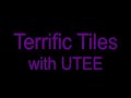 terrific tiles with utee with suze weinberg. suze demonstrates how to make a frame using suze weinberg utee, collage sheets, and silicone ice cube tray.