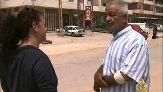 معاتاة سكان مخيم نهر البارد بشمال لبنان