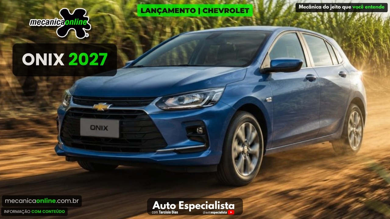 Chevrolet Onix 2027 estreia motor dedicado a etanol e nova versão SUV Activ