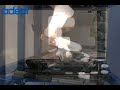 Inverted Adept Viper robot in a pick-and-place demo