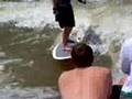 wake surfer girl