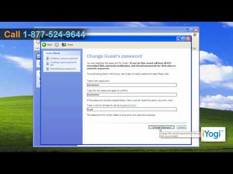 How to create a user account in Microsoft® Windows® XP Professional?