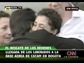 rescatada rescued ingrid betancourt  primeras imagenes