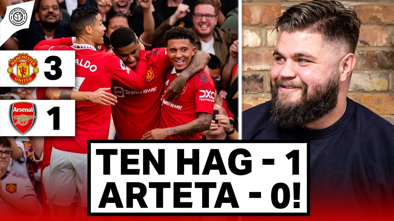 Ten Hag - 1, Arteta 0! | Man United 3-1 Arsenal  Stephen Howson Reaction