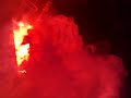 Oberhausen-Duisburg Bengalos und Rauchbomben Hurra Hurra der Msv ist da!