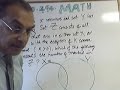 Venn Diagram two sets intersection members SAT Math Free NLC