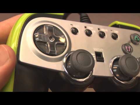 cyber - Green Cyber Gadget PS2 controller review. http://www.ClassicGameRoom.com Shop CGR shirts & hats! http://www.CGRstore.com Classic Game Room reviews the GREEN ...