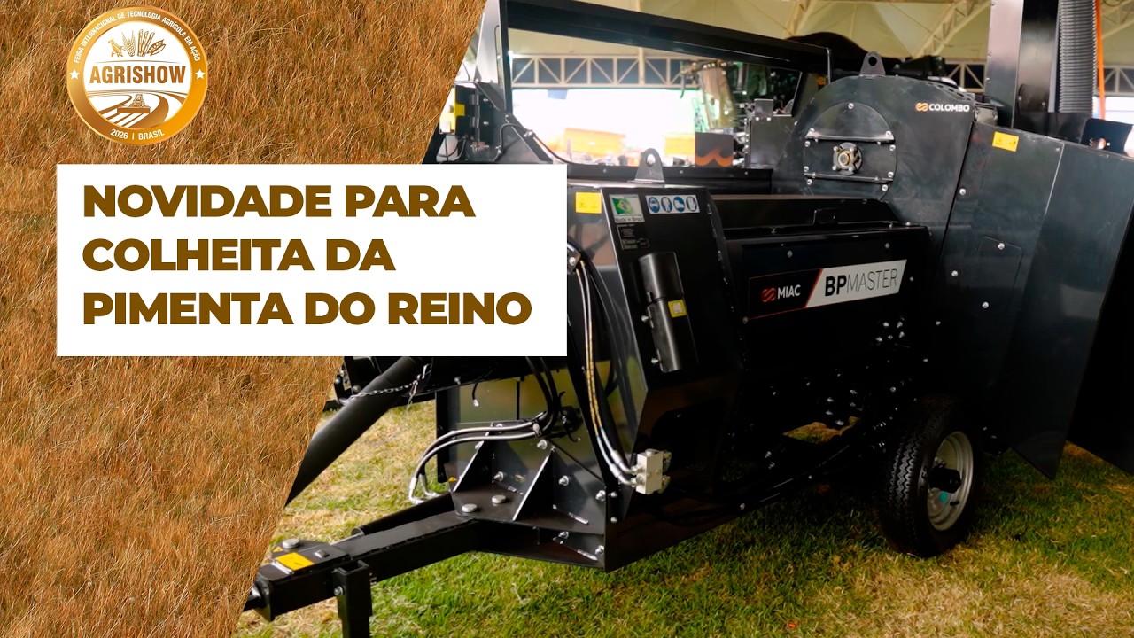 MIAC apresenta, em primeira mão, implemento inédito para pimenta-do-reino e nova plataforma....