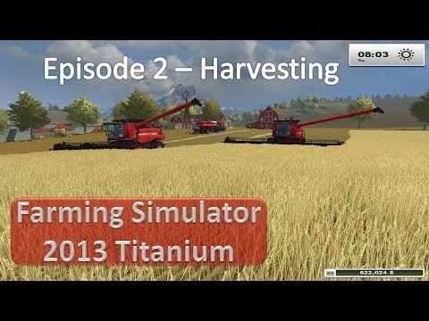 how to harvest wheat in farming simulator 2013