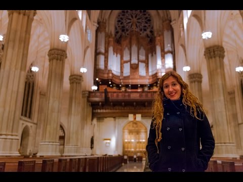 Loreto Aramendi plays Bach Sifonia from Cantata 29 - St. Patrick's Cathedral