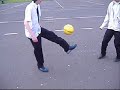 football skills by 16 year old school kids