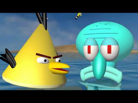 Ronaldo on Angry Birds Spongebob 3d Spoof Squarepants Edition Funvideotv