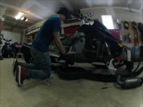 how to change chaincase oil on a rev xp