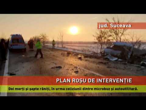 Plan roșu de intervenție, în cazul unui accident mortal produs în județul Suceava