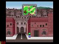 welcome to my newest video walkthrough: mario's missing! this video walkthrough will take you through the little known, lesser liked mario is missing for the super nintendo. this obscure title is luigi's first starring role, and though you may expect it to develop luigi's character a bit in a platforming role, it's actually a edutanment title about geography. stuck in bowser's castle (who's on antartica trying to melt it), you have access to five doors. in each door, you must: a. destroy turtles until you recover stolen artifacts. b. return the three artifacts by answering history questions. c. figure out where you are in the world so you can move yoshi there and return to bowser's castle. rinse and repeat five times until you 