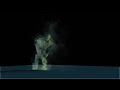 A FumeFx sim from a .bvh mocap import