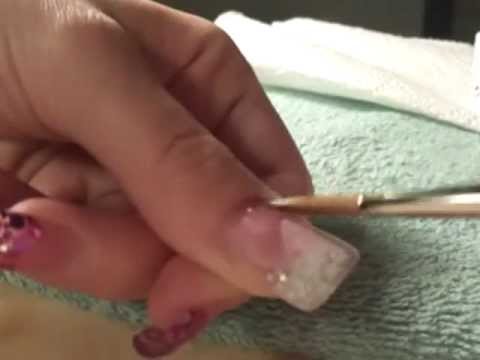 how to fill acrylic nails step by step