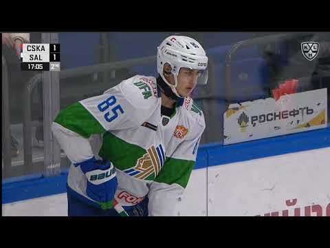 njdevils prospect Shakir Mukhamadullin #85 vs CSKA 21.10.2021