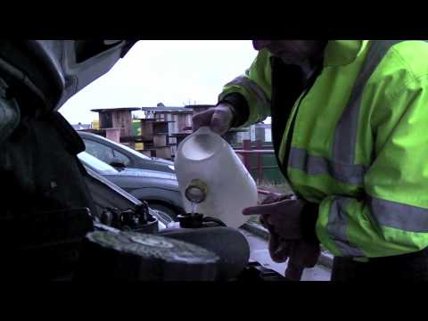 how to top up coolant in mercedes