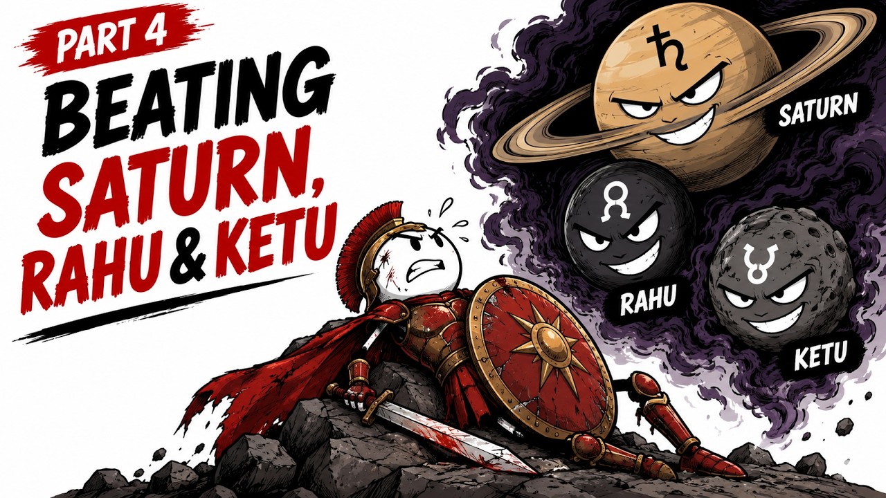 How To Beat RAHU, KETU And SATURN In Your Birth Chart (Part 4)(Scientifically)