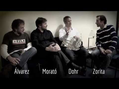 Stefan Dohr - Encuentro entre Stefan Dohr, trompa principal de la Filarmónica de Berlín, con tres profesores de la OSPA con motivo de la interpretación del Concierto de tr...
