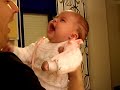 Telma, bebe feliz y alegre se rie a carcajadas