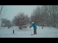 me skiiing