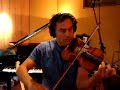 Meuris viool in studio okt 2008