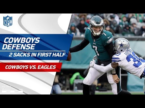 Video: Dallas Sacks Nate Sudfeld Twice in the First Half! | Cowboys vs. Eagles | NFL Wk 17 Highlights