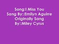 I Miss You-Emilyn Aguirre