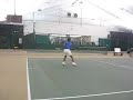 Tennis forehand demonstration Tennis forehand demonstration